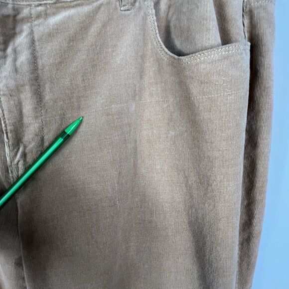 Coldwater Creek Tan Corduroy Womens Size 14 Bootcut 5 Pocket - Picture 4 of 10
